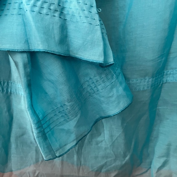 Saltaire hooded pin tucked vneck swim coverup 6 - Picture 8 of 10